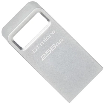Флеш накопитель металлический микро - Kingston 256Gb DT Micro 3.2 USB-A (скорость 200Mb/s)