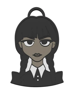 Набір брелоків Wednesday Addams | Брелок Рука Thing, логотип Wednesday та портрет Венсдей | 3D друк PLA