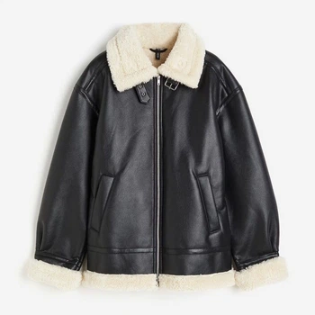 Куртка демисезонная женская H&M 1183433_черн_02 S Черная (2000001577929)