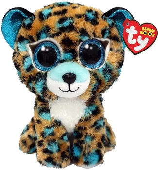 Дитяча м'яконабивна іграшка TY Beanie Boos Леопард Cobalt 15 см (TY36691)