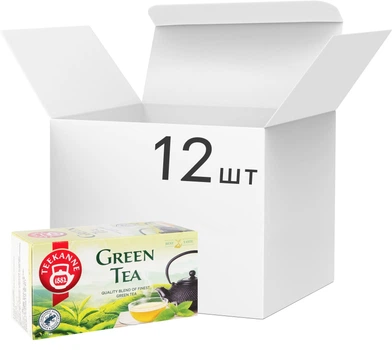 ３点セット　tisane❗ Упаковка зеленого чаю Teekanne Green Tea 20 пакетів х 12 шт