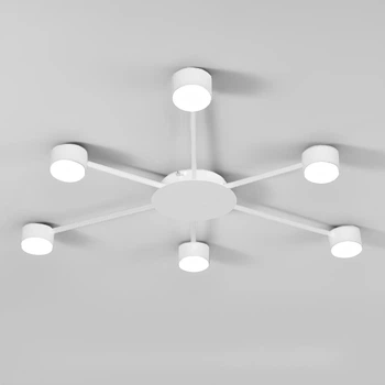 Люстра стельова LUMINARIA RAY SLIM 6xGX53 WHITE 220V IP20 (6951635239508)