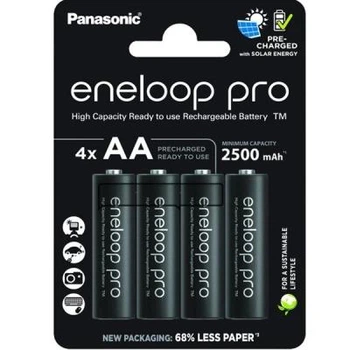 Акумулятори Panasonic Eneloop Pro AA (R6) 2500 mAh NiMh 4шт (BK-3HCDE/4BE)