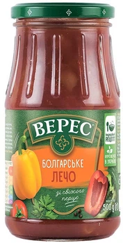 Лечо Верес Болгарське 500 г (4823105400737)