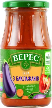 Ікра Верес з баклажанів Екстра 500 г (4820008092434_4823105400577)