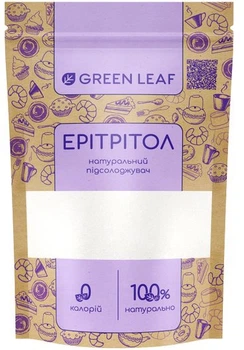 Замінник цукру Green Leaf Ерітрітол 300 г (4820236270444)