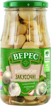 Печериці мариновані Верес Закусочні 460 мл (4820008090287_4823105401451)