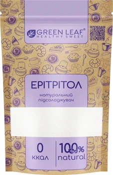 Замінник цукру Green Leaf Еритритол 500 г (4820236270130)