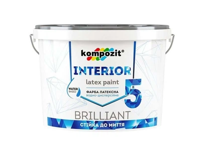 Фарба Kompozit Interior 5 біла 14 кг арт - 4820085742208