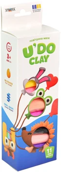 Набір для творчості Strateg UDO Clay Звірята 10 г х 11 шт (ROZ-UDO-30842-1) (2999995998301)