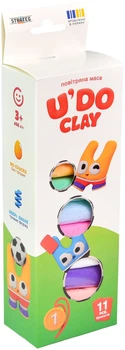 Набір для творчості Strateg UDO Clay Футбол 10 г х 11 шт (ROZ-UDO-30842-3) (2999995998288)