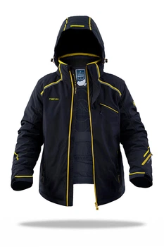Горнолыжная куртка мужская Freever AF 21636 желтая 3XL