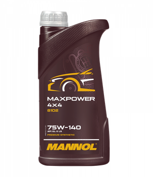 Трансмиссионное масло Mannol 8102 MAXPOWER 4X4 75W-140 GL-5 LS 1л
