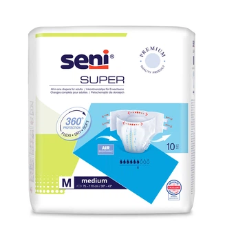 Подгузники для взрослых Super Seni medium 10 шт