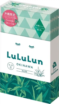 Успокаивающая маска с экстрактом алоэ LuLuLun Premium Face Mask Okinawa Aloe 5 шт (4582305069532)