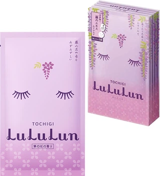 Увлажняющая маска с экстрактом глицинии LuLuLun Face Mask Wisteria Flower 5 шт (4582305066425)