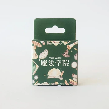 Коробка с декоративными наклейками для творчества Box Stickers DIY 4x4 см магия Magic Academy