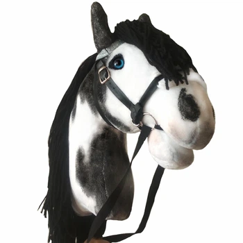 Хобіхорс Пінто кінь на палиці - Hobby horse з вуздечкою А3