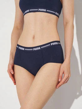 Набір трусиків шортів жіночих бавовняних Puma Women Mini Short 2P Pack 90785323 XL 2 шт Dusk Blue (8720245666367)