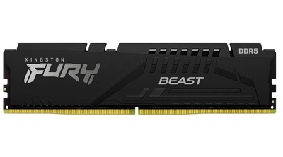 Модуль пам'яті Kingston Fury DDR5 16GB 5600Mhz Beast Black AMD EXPO (KF556C36BBE-16)