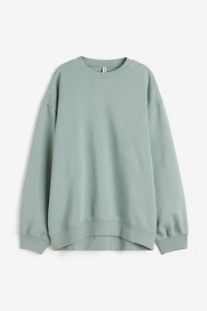 Жіночий світшот H&M 211105-4 M(170/96) Зелений (2111050004)