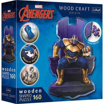 Пазлы «160 Wooden» Marvel Heroes Танос на троне 20184