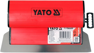 Szpachla do wykańczania gładzi YATO 250 mm z wymiennym ostrzem i uchwytem PVC (YT-52220)