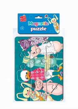 Пазл м'який магнітний Vladi Toys "Звірята" 12 елементів, формат А5 VT3301-01