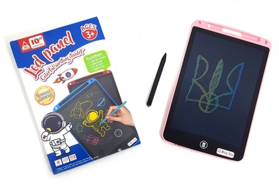 Планшет для рисования LCD Writing Tablet, 10 дюймов, цветной, 26x17x0.8 см, 1002C