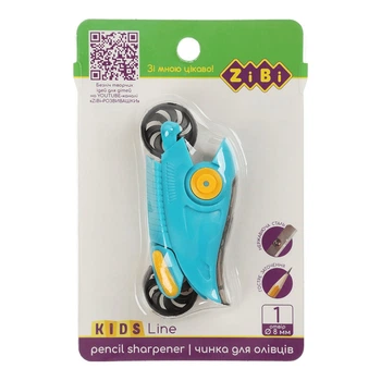 Точилка Motorcycle, с контейнером, 1 отверстие, пластиковый корпус, KIDS Line