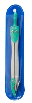 Циркуль Start, в мягком PVC чехле, зеленый