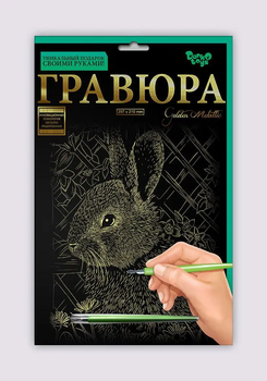 Креативная творчество Гравюра А4, эконом, Danko Toys