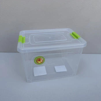 Контейнер універсальний 16х12,5х10,5 см 1.2 л "Smart Box" Алеана 171017 прозорий/оливковий