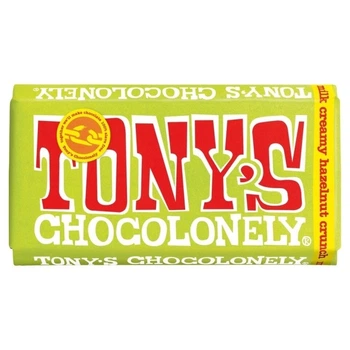 Шоколад Tony's Chocolonely Milk Creamy Hazelnut Crunch молочный с орехами 180 г