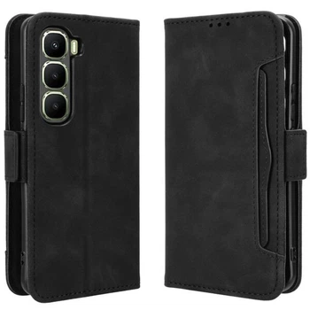 Чохол-книжка з кишеньками Deexe Wallet Stand для Infinix Hot 60 Pro - Black