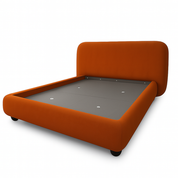 Кровать Виола 160х200 см Allure Premium Orange с подъемным механизмом