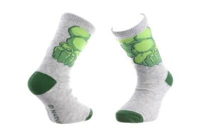 Носки MARVEL HULK светло-серый детские 27-30 арт 83891648-6 (83891648-6)