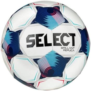 Мяч футбольный Select BRILLANT REPLICA v25 белый, синий 5 (099480-002)