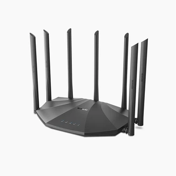 WIFI маршрутизатор TENDA AC23 черный для дома и офиса мощный, гигабитный вай-фай,роутер| тенда АС23