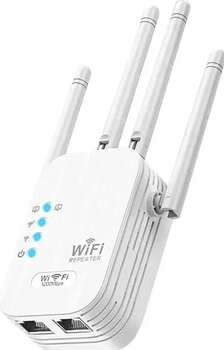 Усилитель сигнала WiFi Wireless Repeater 5G/2.4G Репитер, ретранслятор сигнала до 1200Mbps 802.11