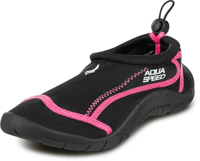 Аквашузы Aqua Speed AQUA SHOE MODEL 28D 9561 черный, малиновый 36 (704-19)