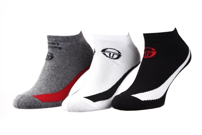 Носки Sergio Tacchini 3-pack черный, белый, серый унисекс 39-42 (93242541-2)