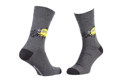 Носки Minion NEED COFFEE светло-серый детские 39-42 (93153667-7)
