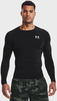 Лонгслив UA HG Armour Comp LS черный мужской LG (1361524-001)