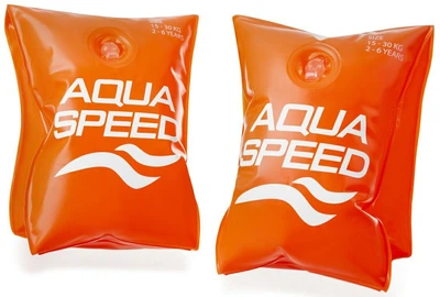 Нарукавники для плавания Aqua Speed оранжевые для детей 2-6 лет надувные для безопасности в воде