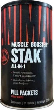 Бустер тестостерону Universal Nutrition Animal Stak Europe 21 пакетик (039442130235)