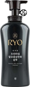 Преміальний шампунь проти випадіння волосся Ryo Premium Hair Loss Relief Shampoo 490 мл (8809685827504)