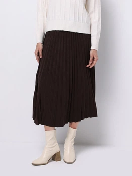 Спідниця міді осіння жіноча Colin's CL1075492DBR L Dark Brown (8684112821580)
