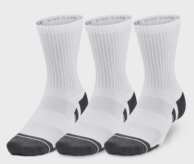 Носки UA Performance Cotton 3p Mid белый Уни MD (1379530-100)