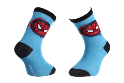 Носки SPIDER MAN TETE SPIDERMAN голубой, белый детские 23-26, арт.43890147-7 (43890147-7)